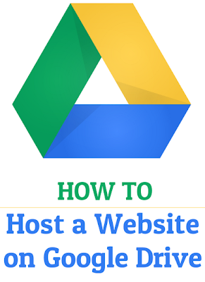 How to host a website on Google Drive