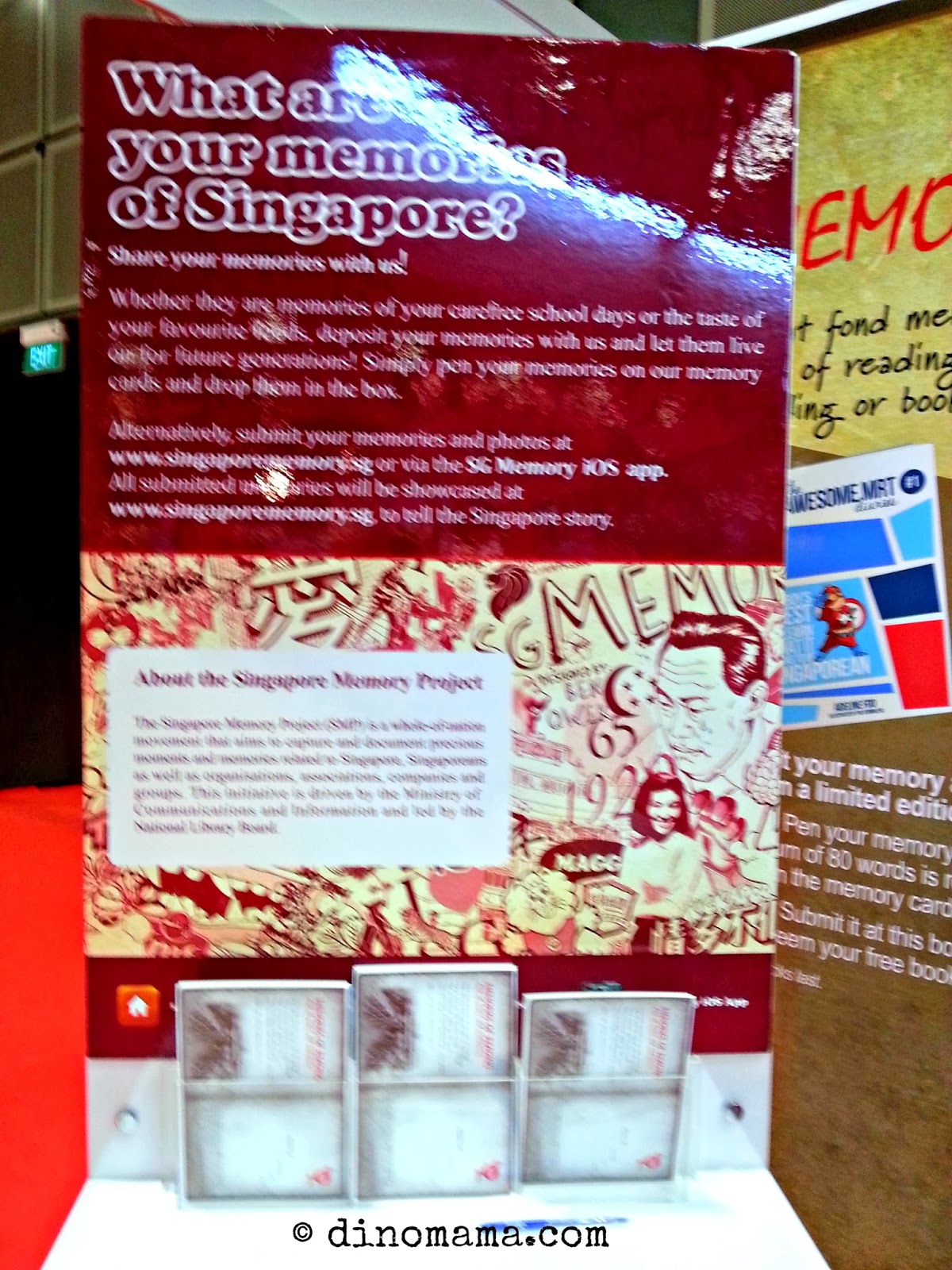 Yes, I'm a bookworm Singapore Memory Project We are the DinoFamily