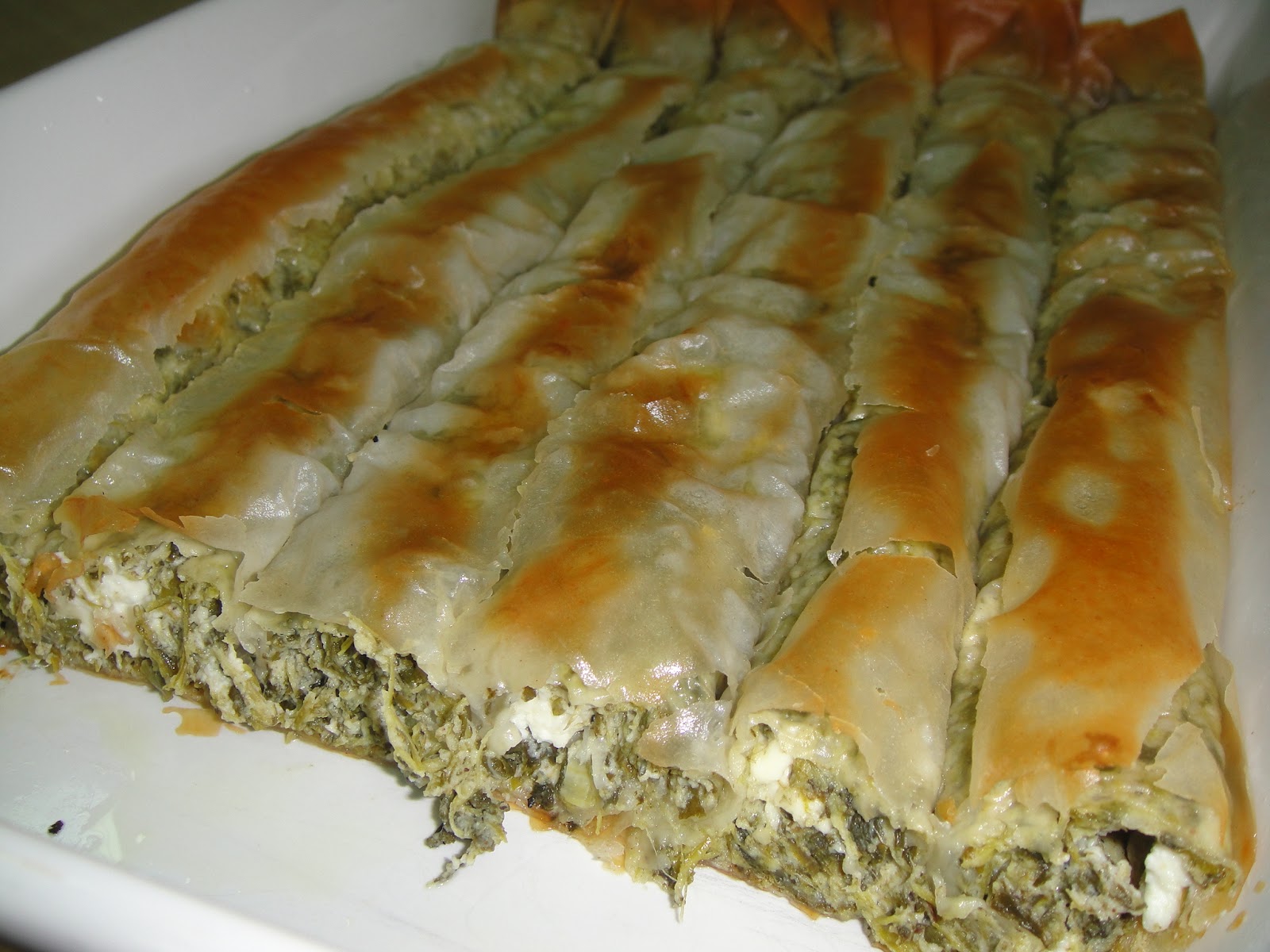 Maryam's Culinary Wonders 94. Greek Spinach Fillo Pie Rolls