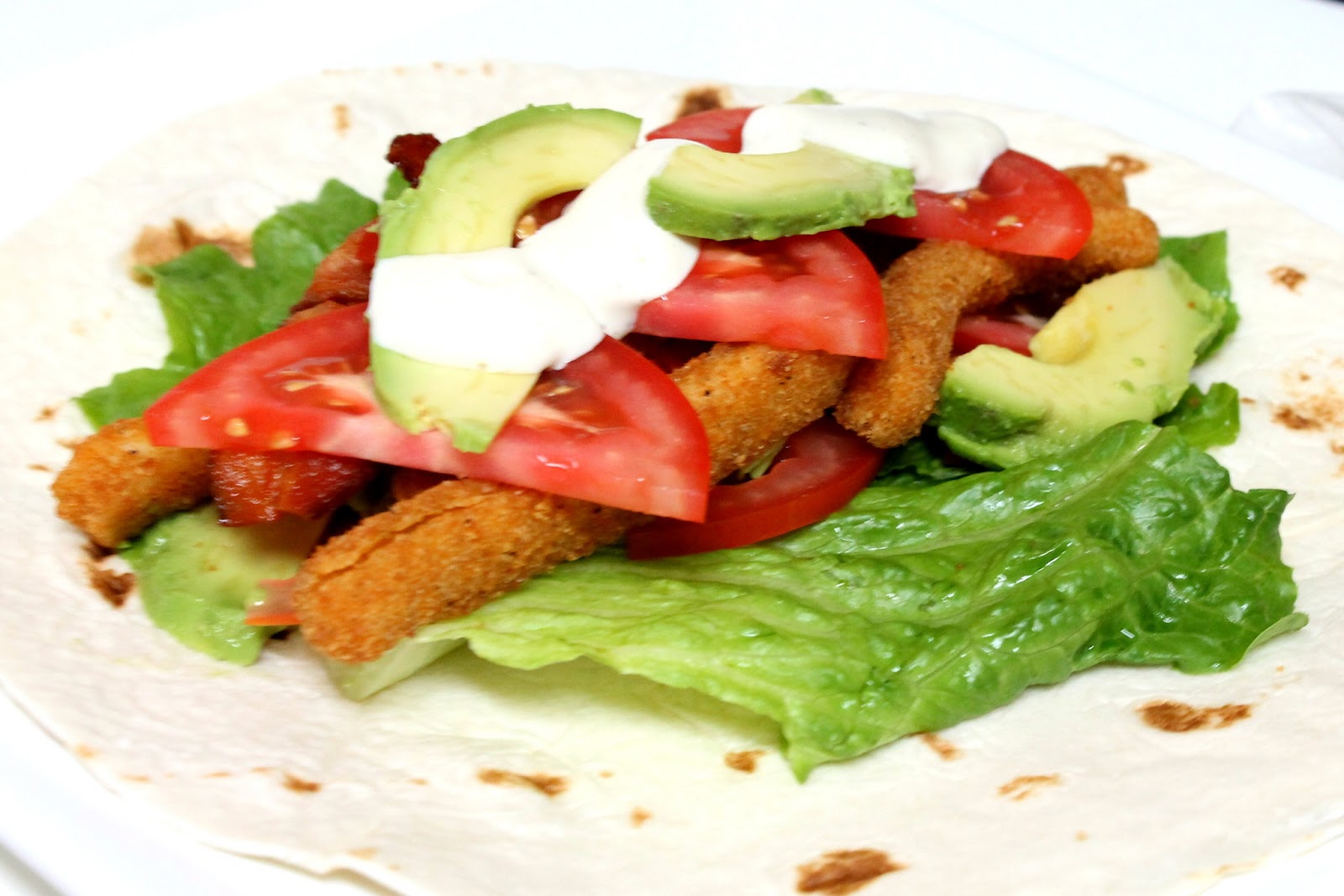 Hot Mama In The City Chicken Bacon Ranch Wrap With Avocados Recipe