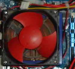 Processor Fan. The actual processor is below this fan