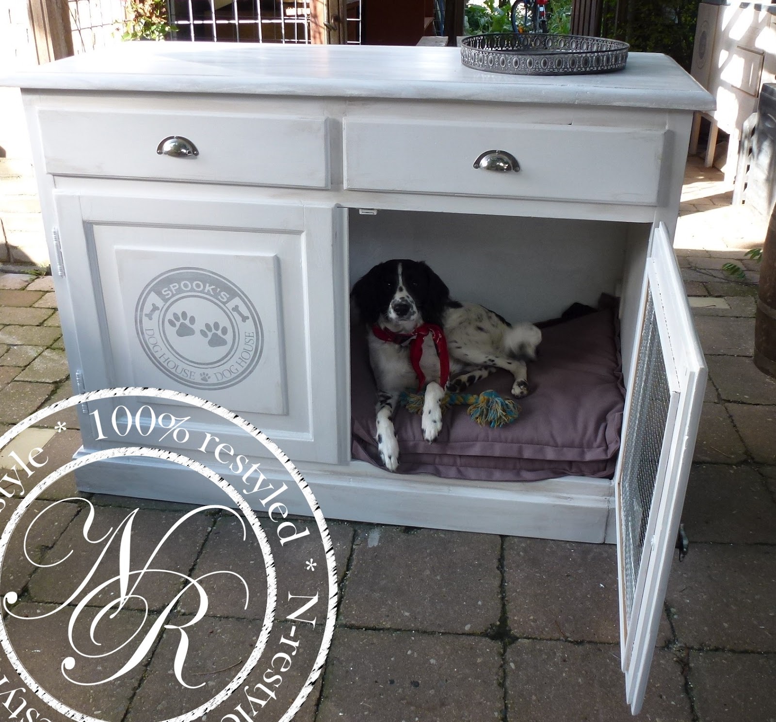 Restyle your home Honden bench/ Dog bench