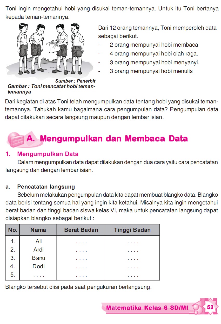 os2kangkung MATEMATIKA SD/MI KELAS 6 BAB 4 PENGOLAHAN DATA