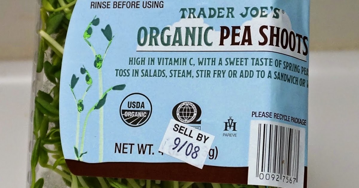 Exploring Trader Joe's Trader Joe's Organic Pea Shoots