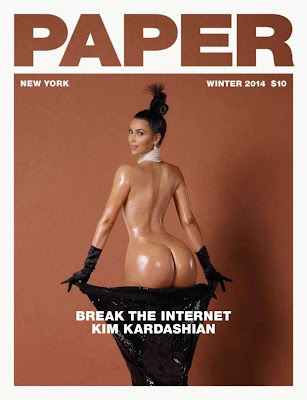 Kim Kardashian naked in Paper Magazine Winter 2014