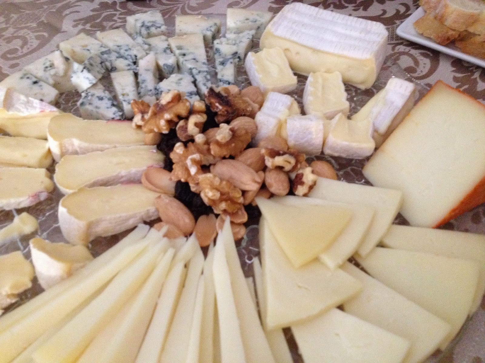 El gastrónomo Tabla de quesos con frutos secos