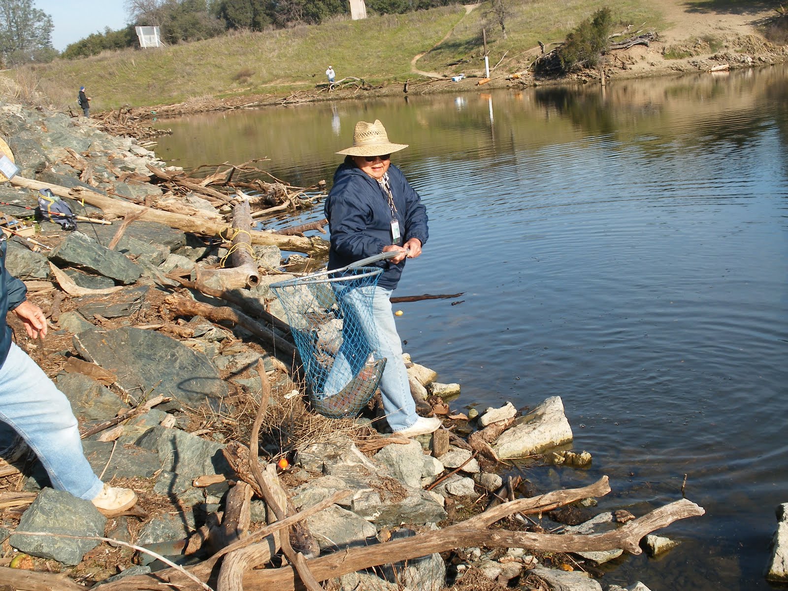 The Mother Lode Fisherman Lake Amador fishing report 2/2/12