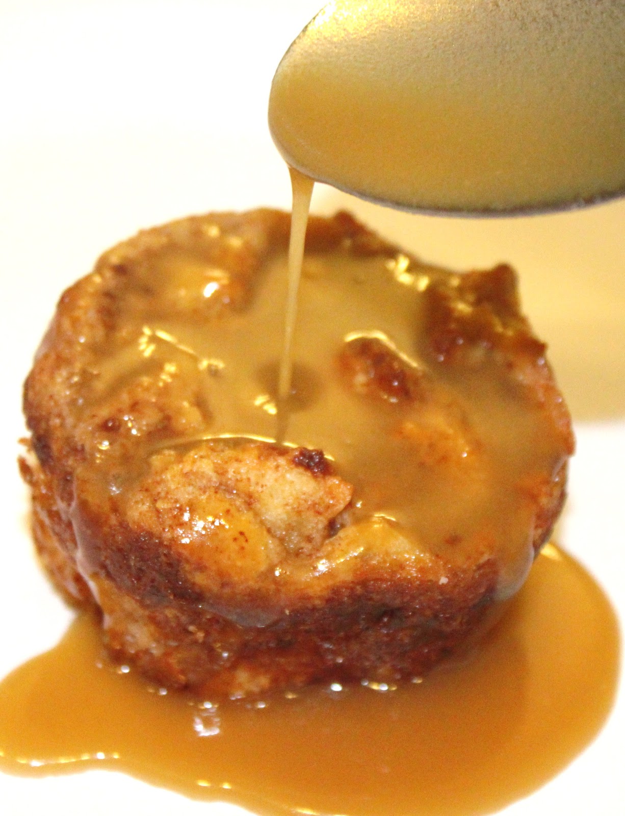 Cinnamon Roll Bread Pudding with Vanilla Cream Sauce