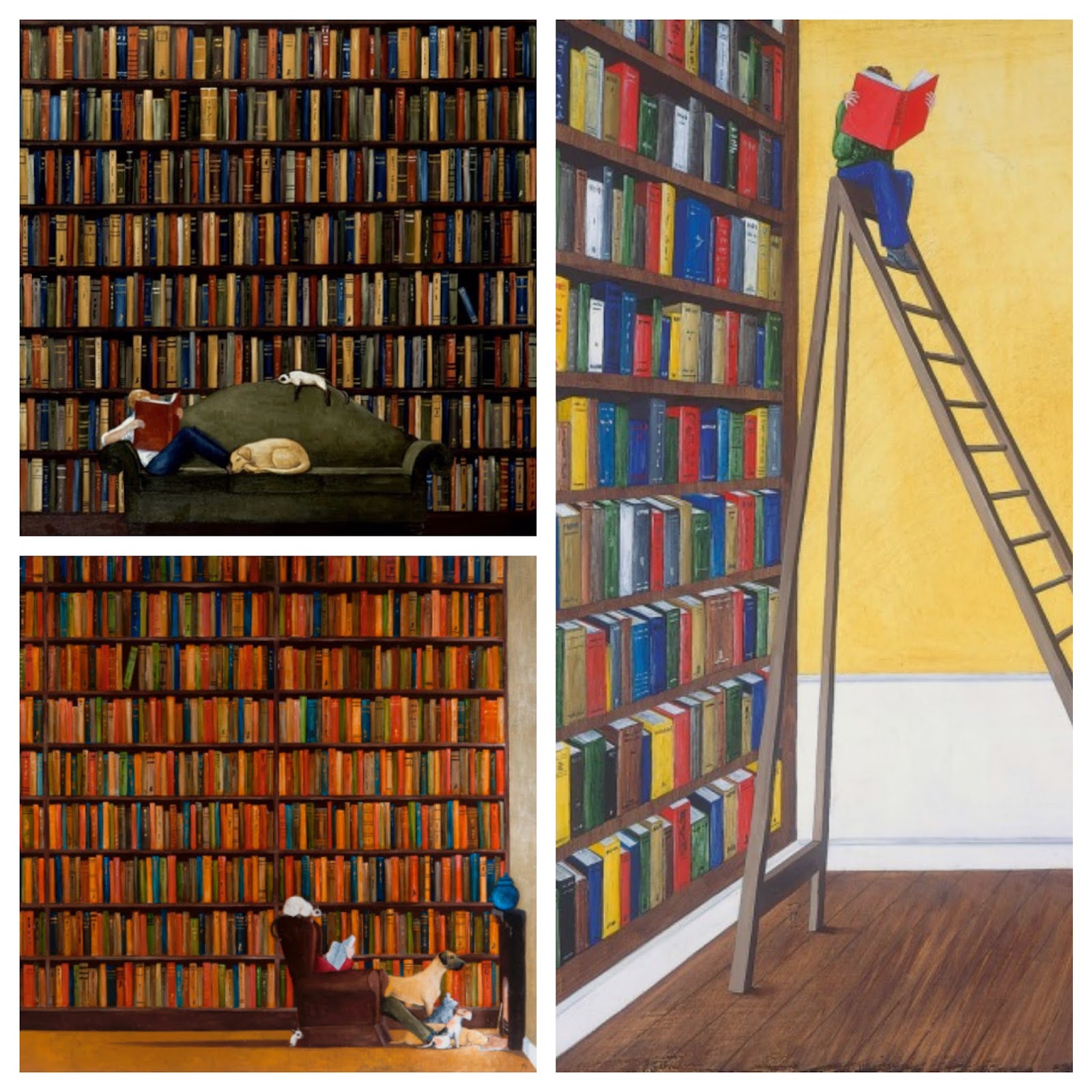 Desktop Retreat Book Shelf Reading