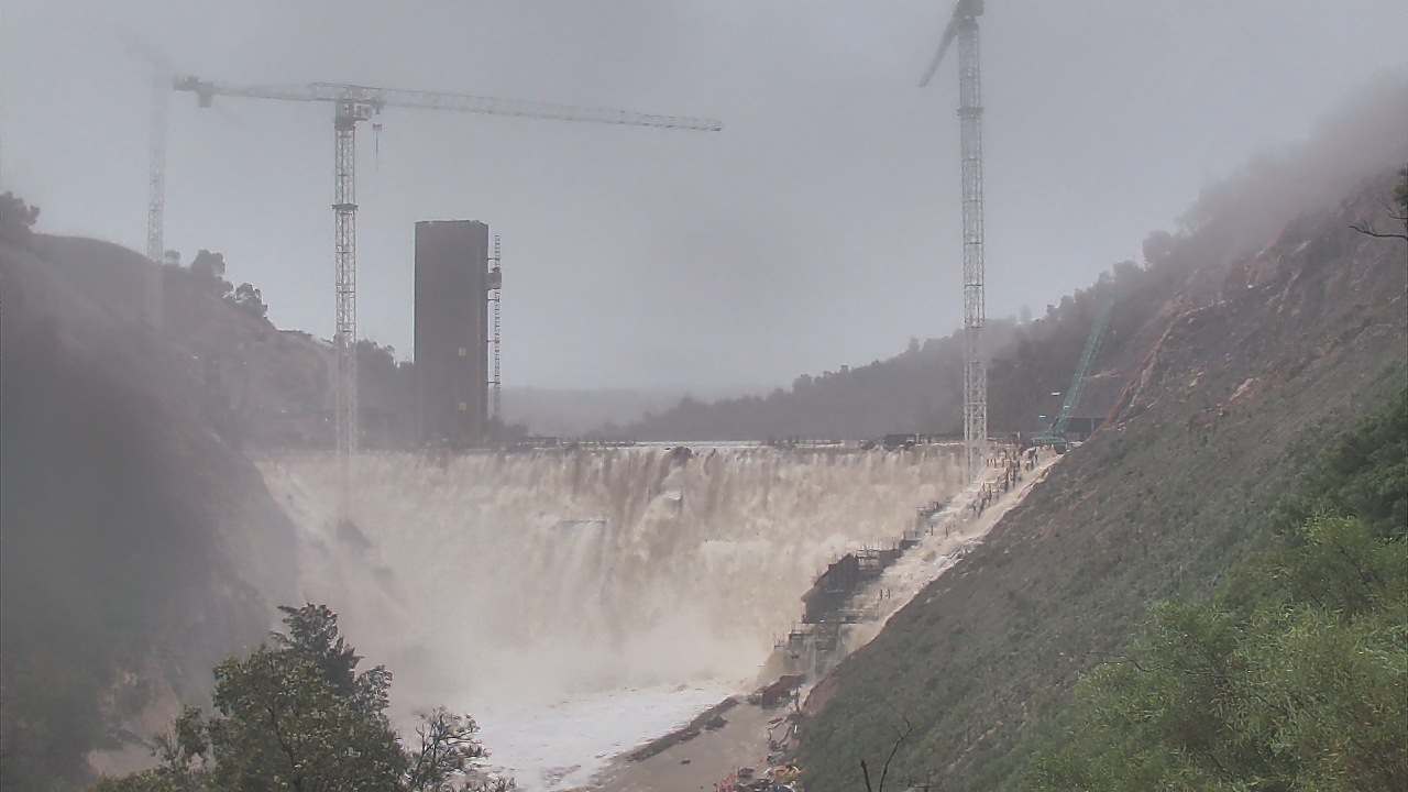 kae's bloodnut blog Cotter Dam, ACT, construction site live cam