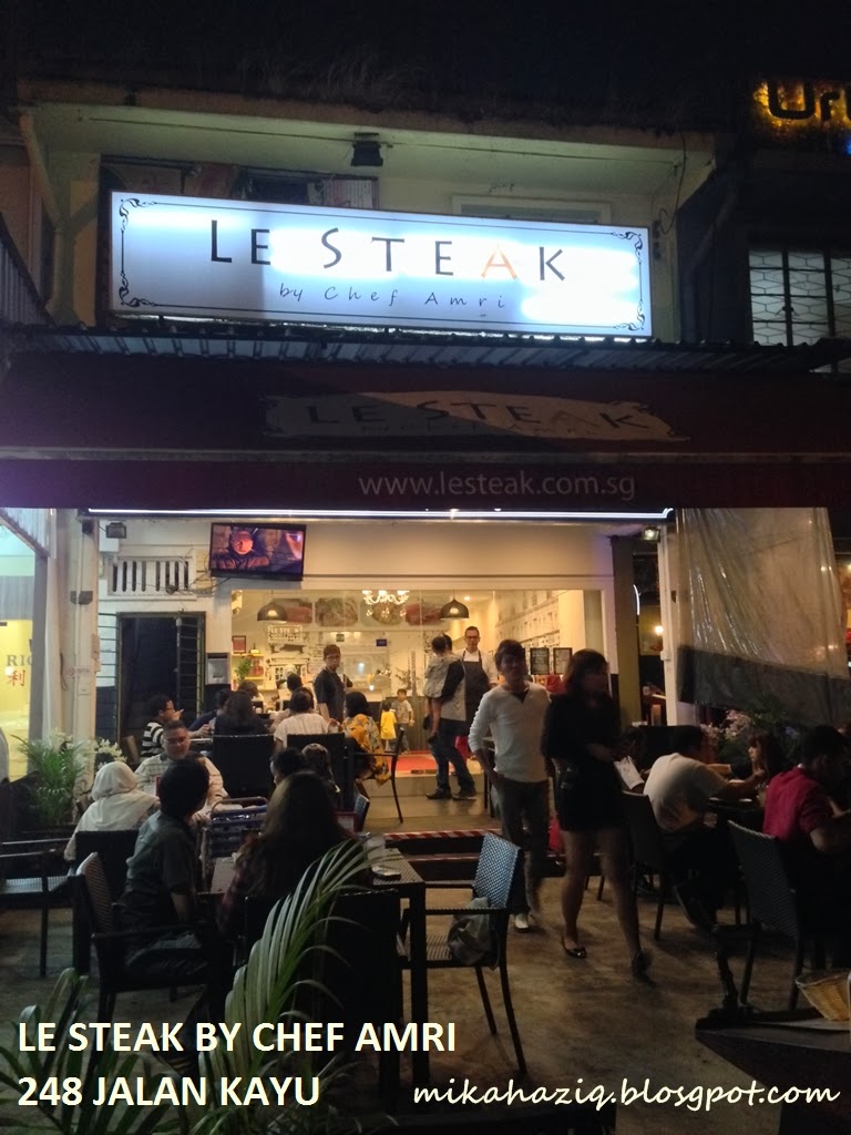 mikahaziq Halal Steak Singapore Le Steak by Chef Amri 248 Jalan Kayu