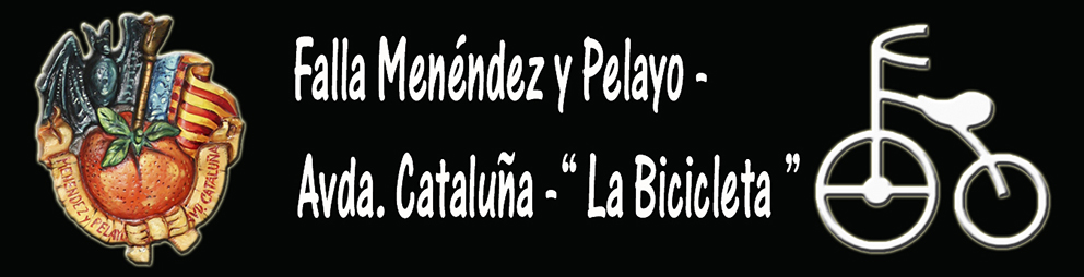  Falla Menéndez y Pelayo - Avda. Cataluña ,   "La Bicicleta"