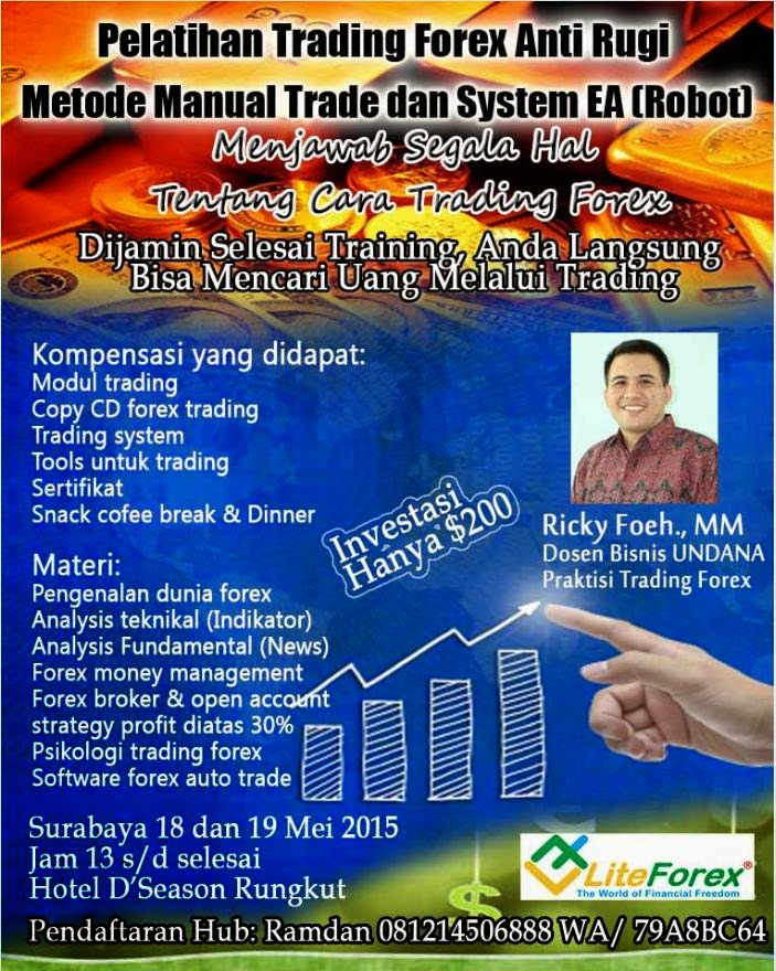 Pelatihan Trading Forex Anti Rugi (Surabaya, - Mei