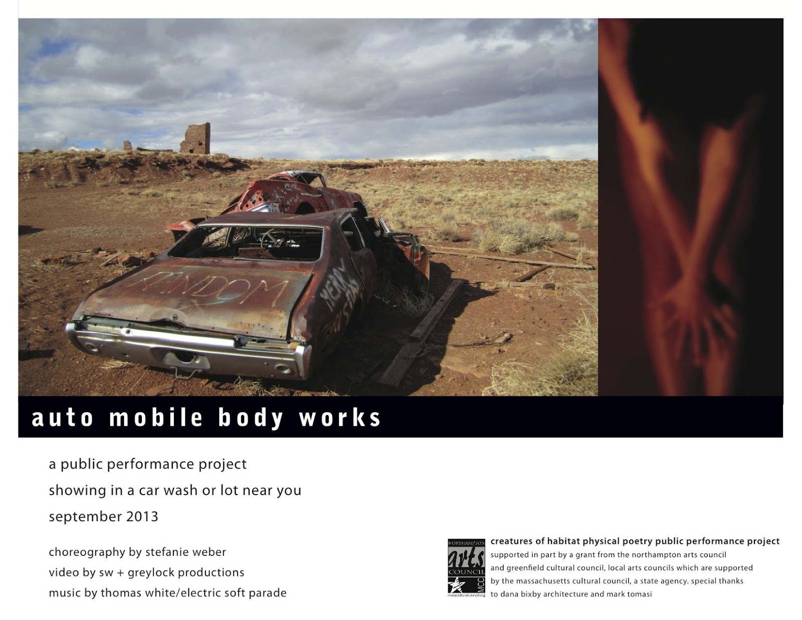 auto mobile body works by Stefanie er and Creatures Northampton