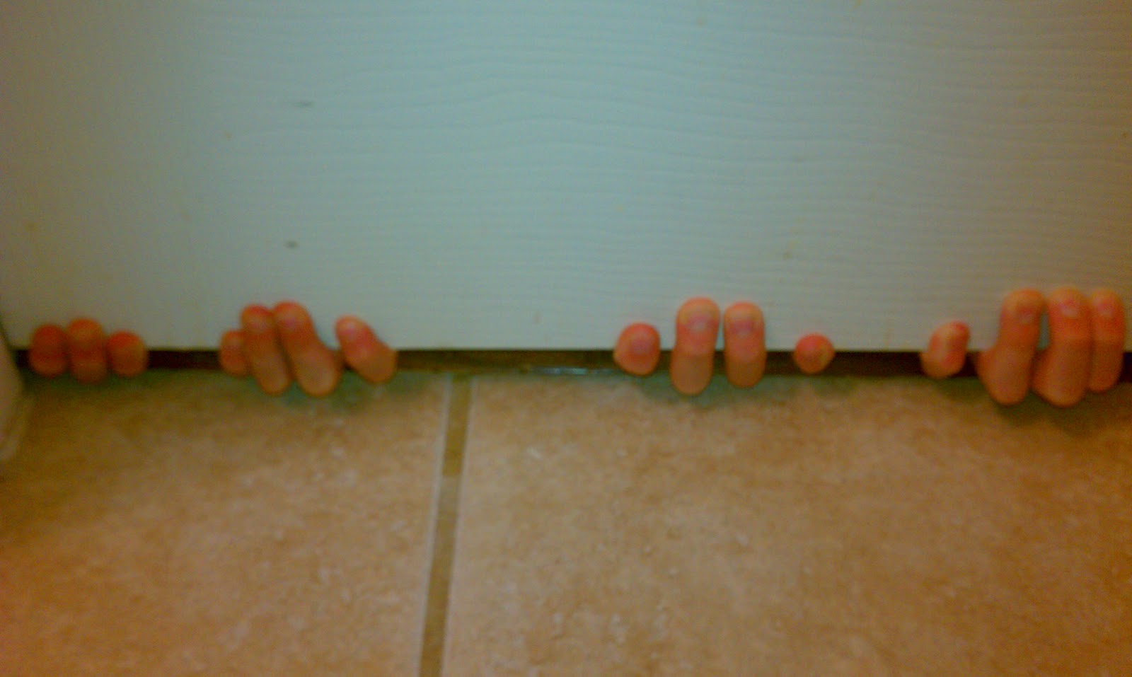 Bible Loving Mom To The Fourth Fingers Under The Bathroom Door