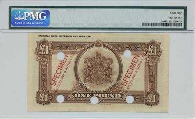 British notes Bermudian pound bill