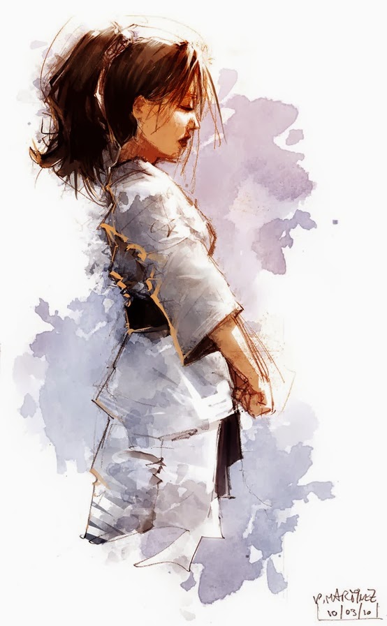 The Karate Kid Blog Karate girl artwork