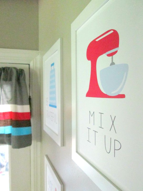 Laura's Plans Mix it up with printable kitchen wall art