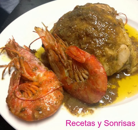 Pollo Con Gambas
