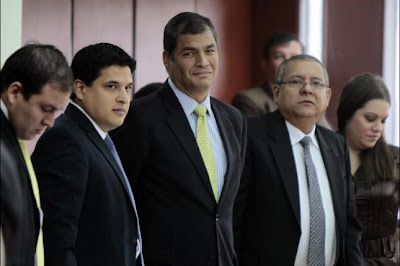 Alembert Vera, Gutemberg Vera, Rafael Correa