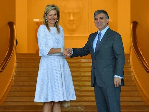 Turkish President Abdullah Gül met with Queen Maxima