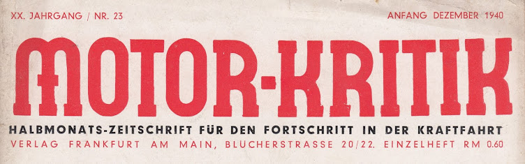 Motor-Kritik 1929-45 Archive