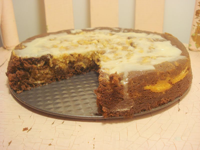 Dame Good Eats Chocolate Cream Cheese Coffee Cake