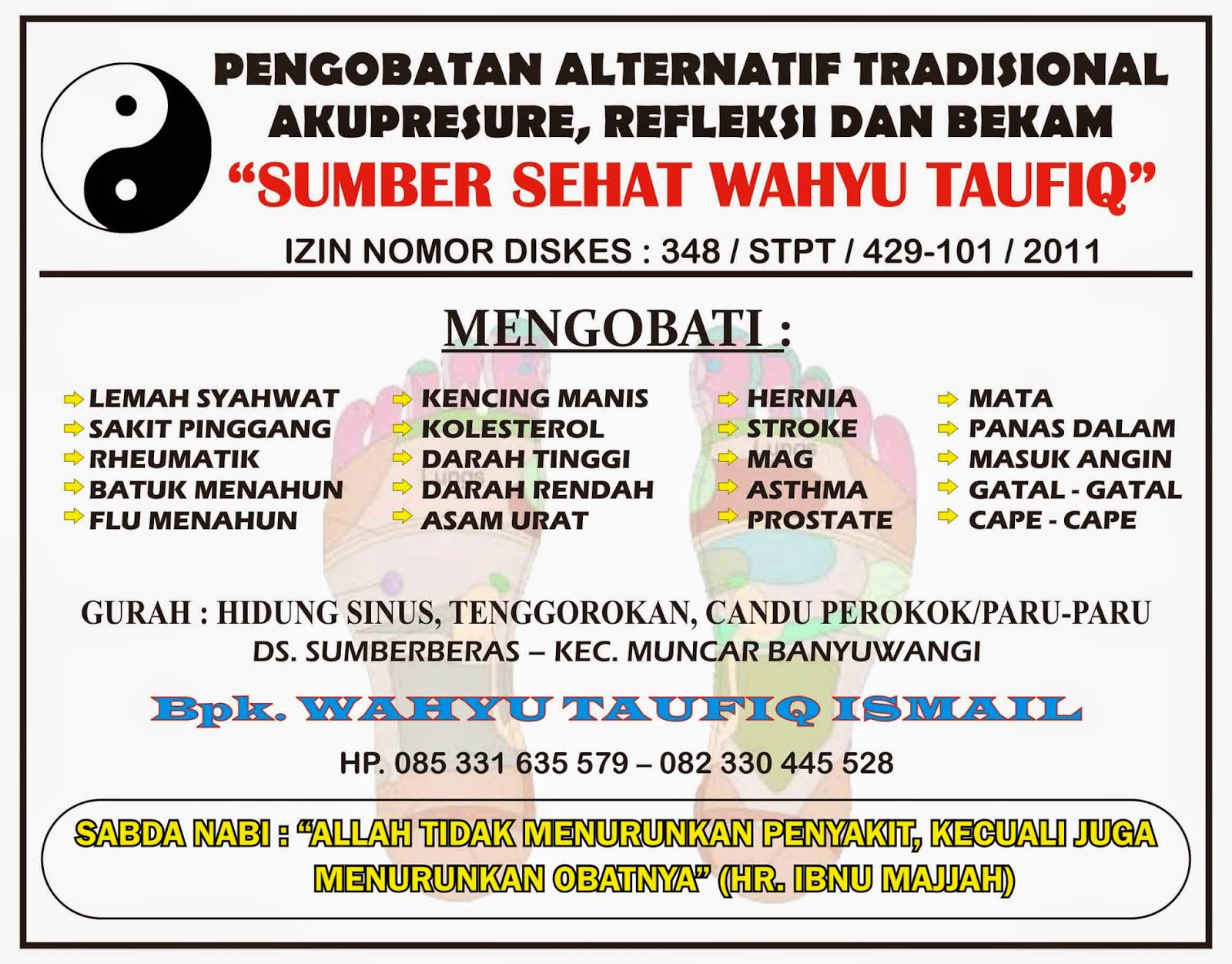 PENGOBATAN ALTERNATIF TRADISIONAL Brosur Pengobatan