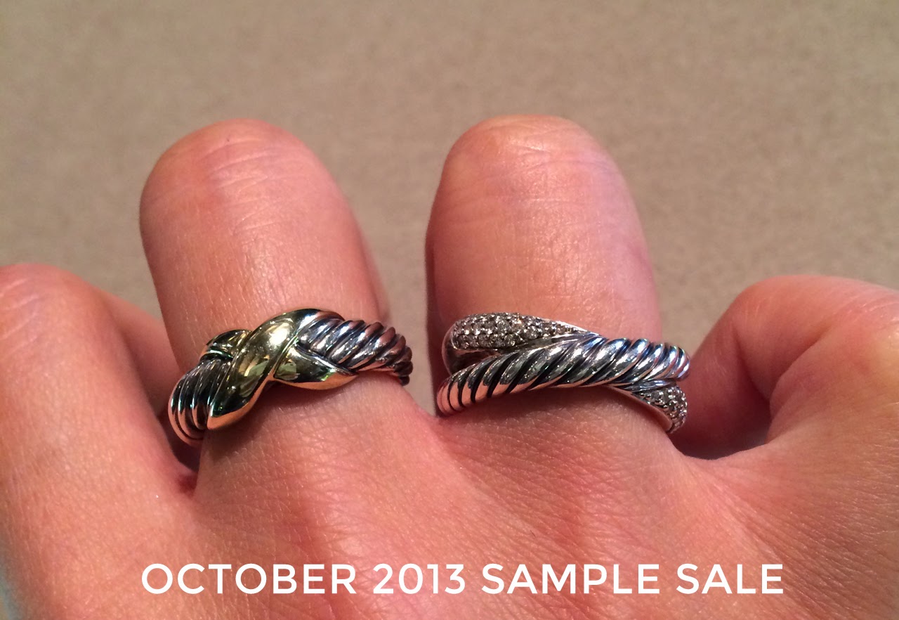 NYC David Yurman Sample Sale Report, August 1315, 2014 Shelly in