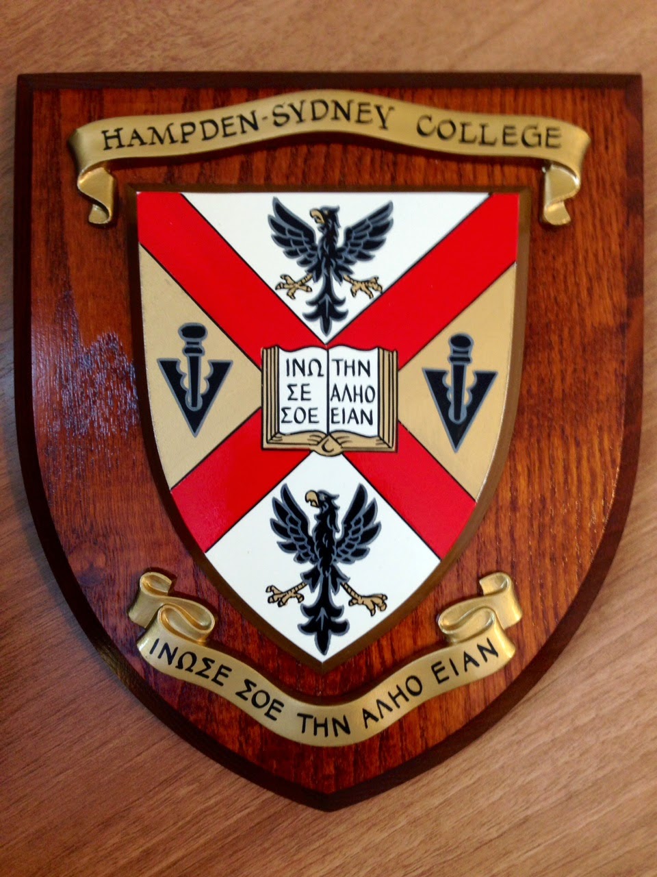 Walsingham Wanderings The Arms of HampdenSydney College