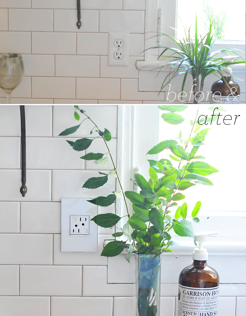 Kitchen DIY Before & After |  adorne by legrand