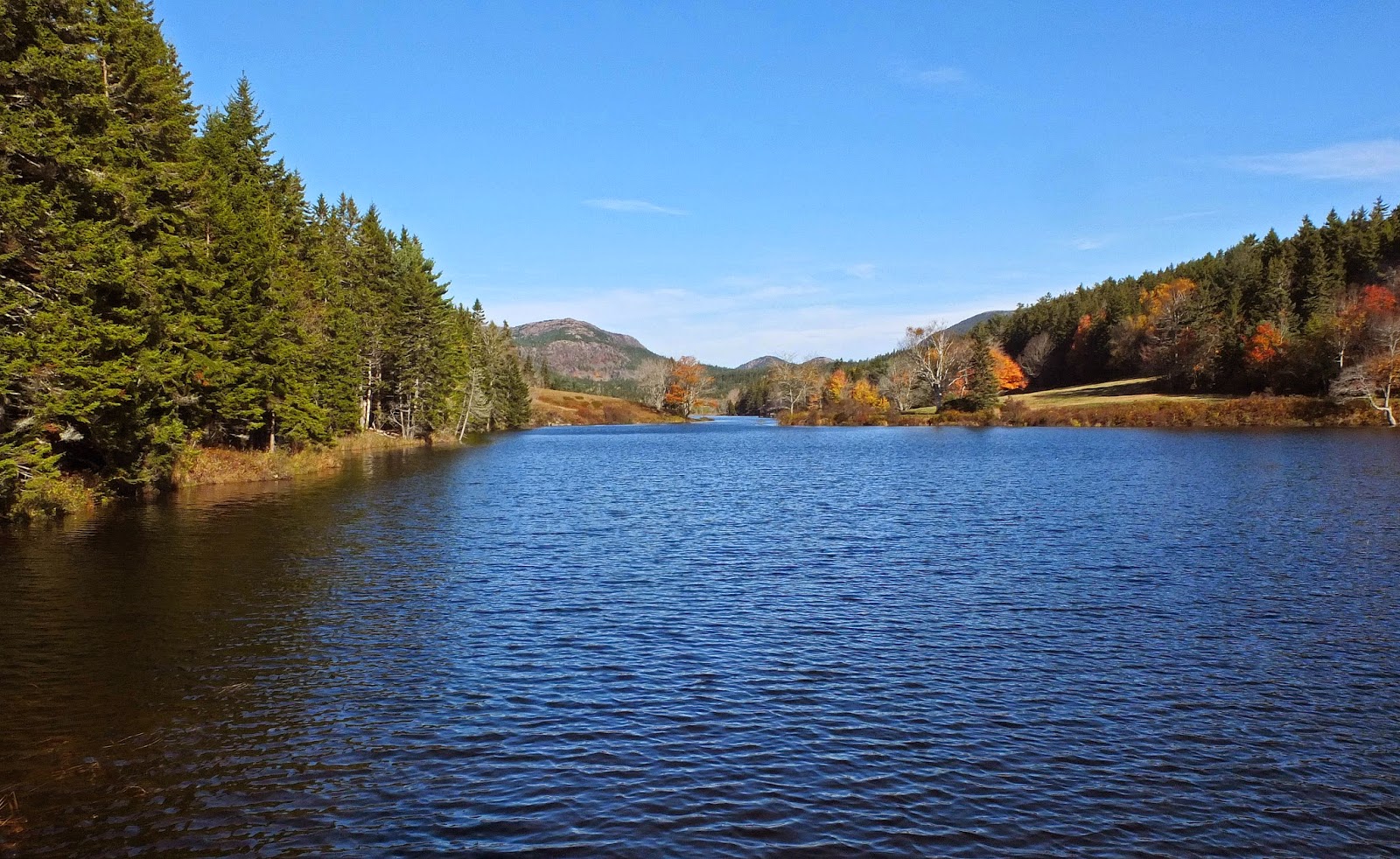 Hiking in Maine with Kelley 10/25/14 Little Long Pond