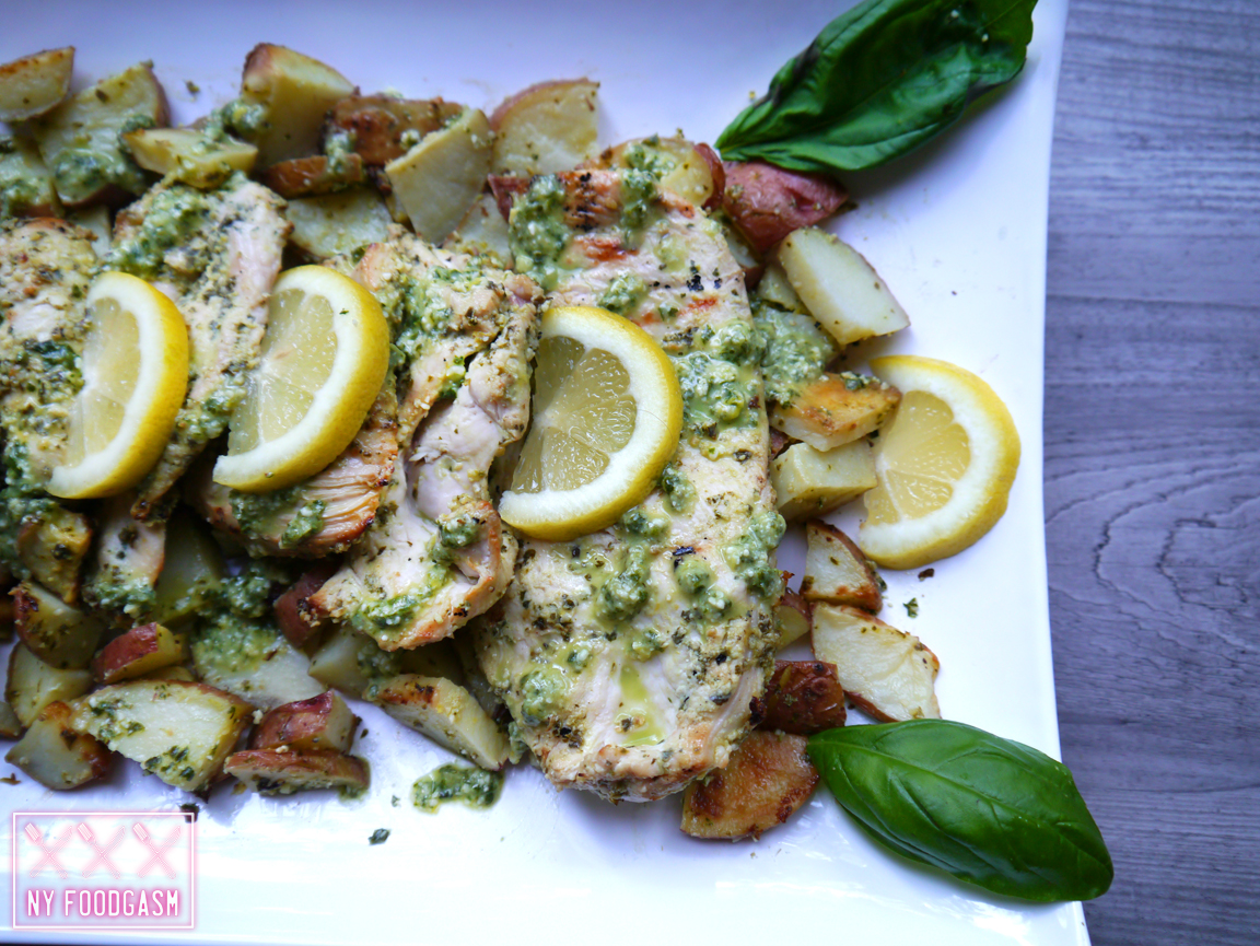 NY FoodGasm Lemon Pesto Chicken