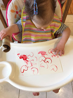 Little Baby, Big Love: Toddler Valentine's Day craft
