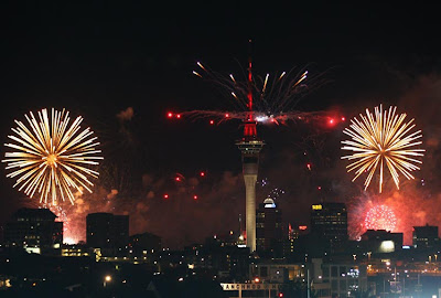 Perayaan Tahun Baru 2012 di New Zealand