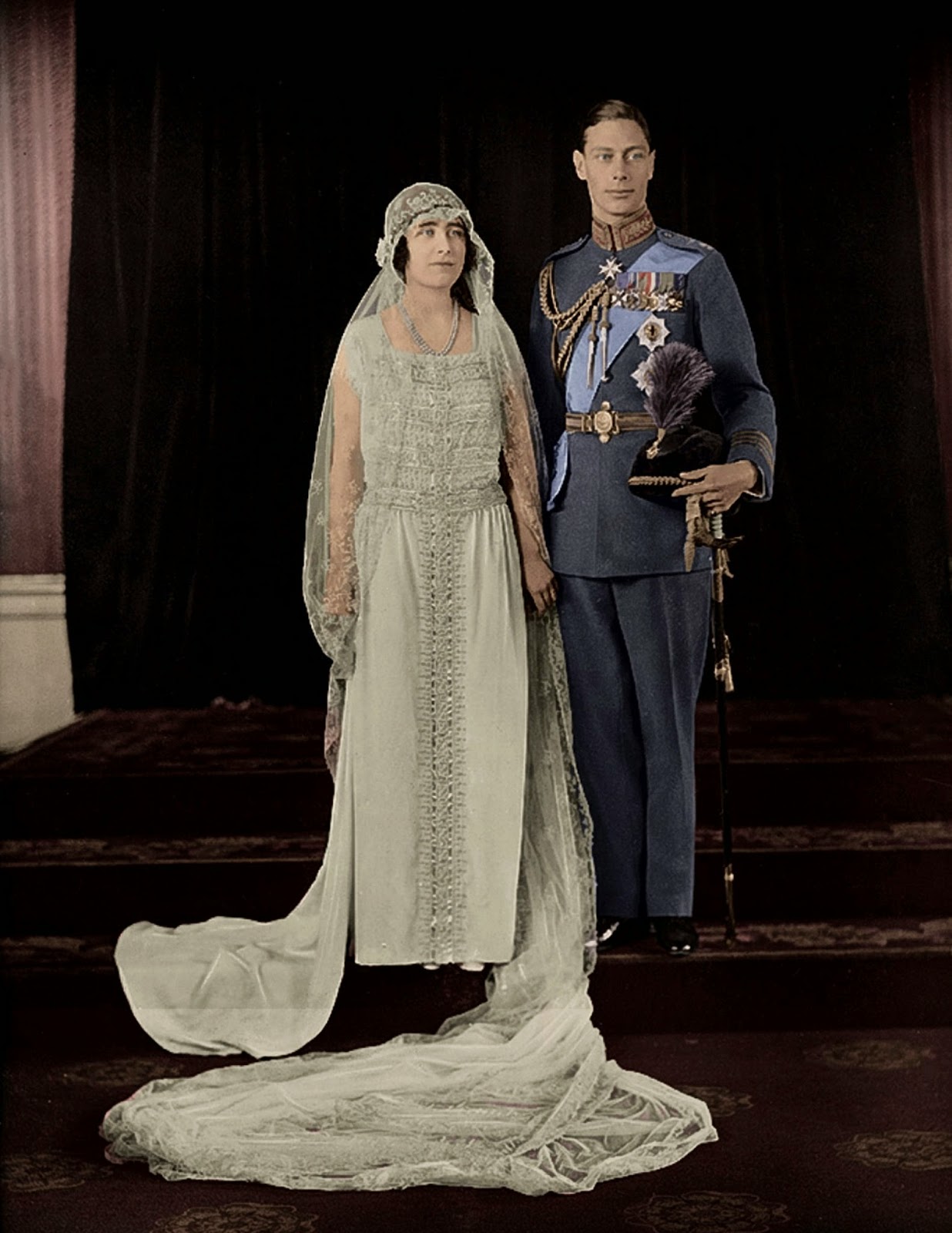 Duke and Duchess of York wedding day 1923