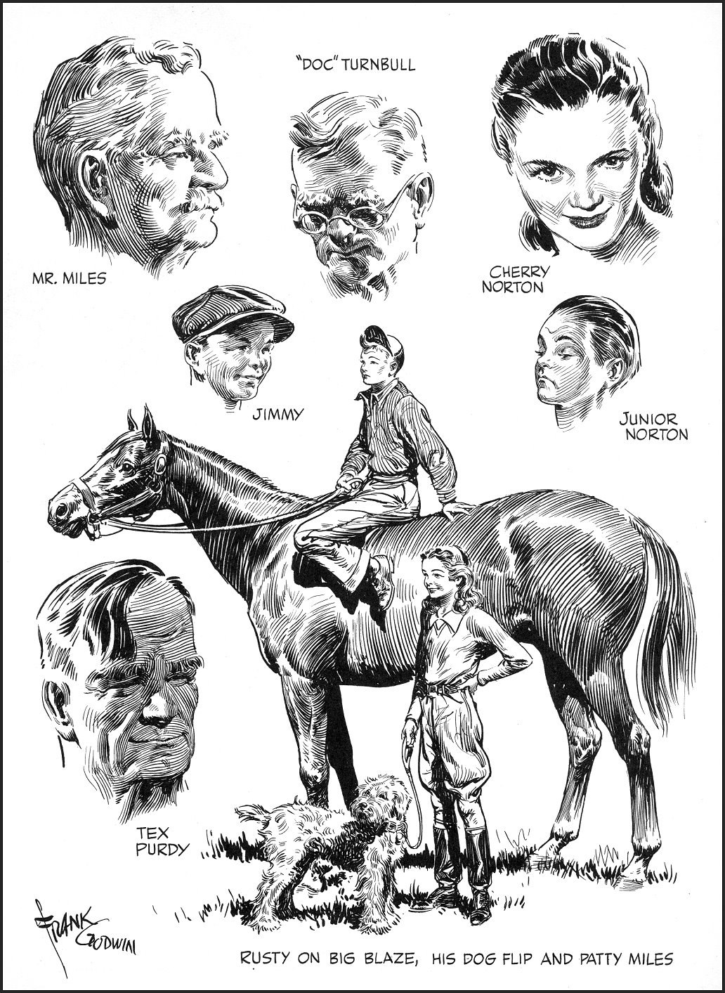 Original Comic Strip, Animation and Illustration Art Encore un Frank