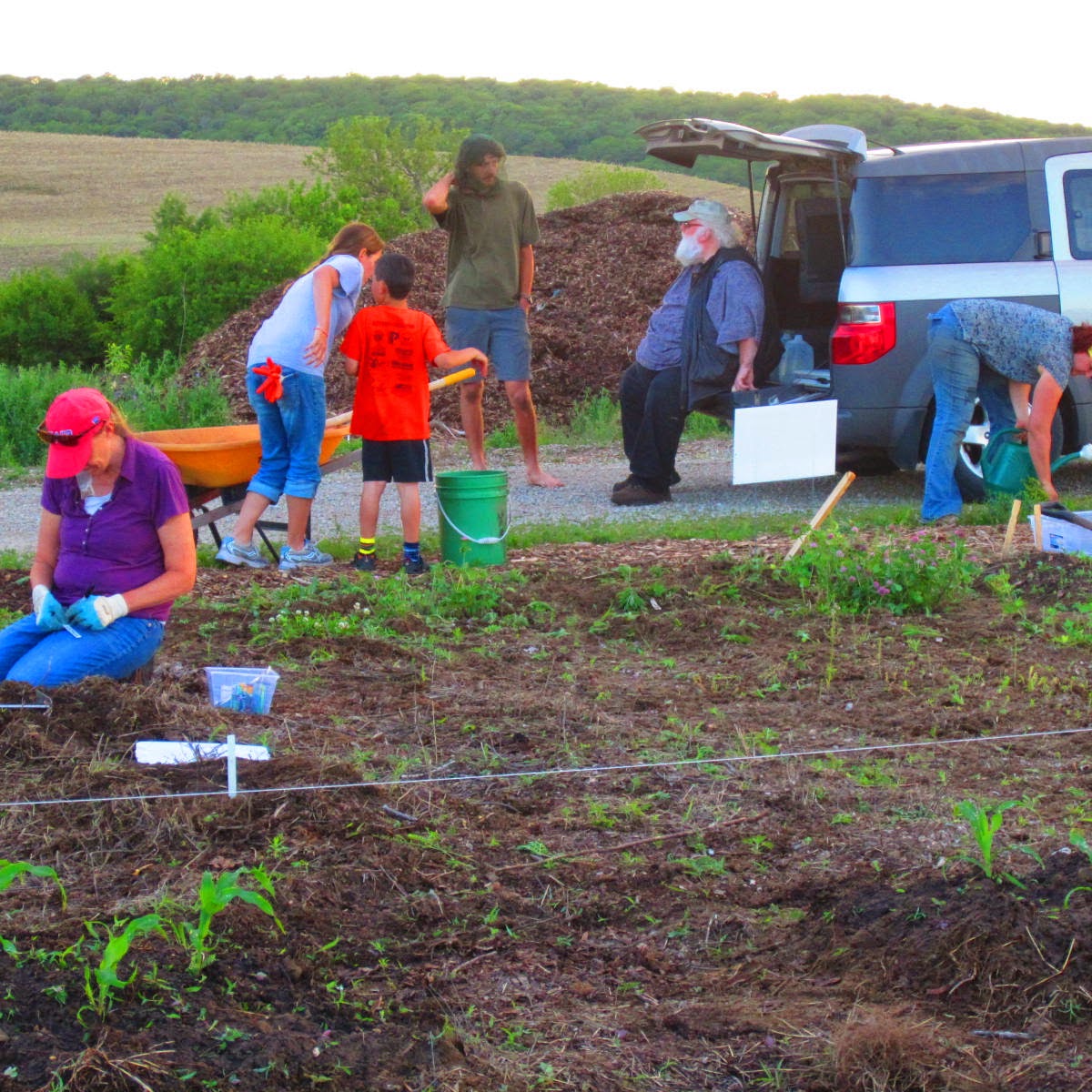 The Farmers Market in Ely, Iowa