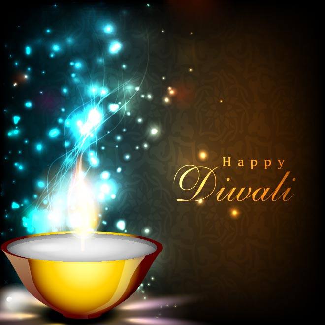 happy diwali 3d animated