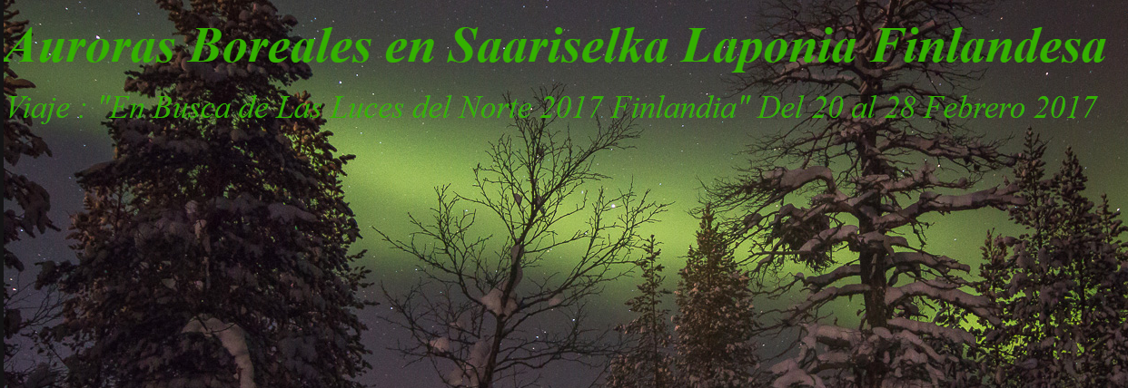 Auroras Boreales en Saariselka