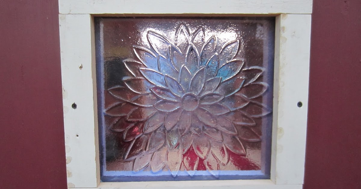 A 1.00 "Fancy" stained glass/dinner plate window for your tiny house, shed