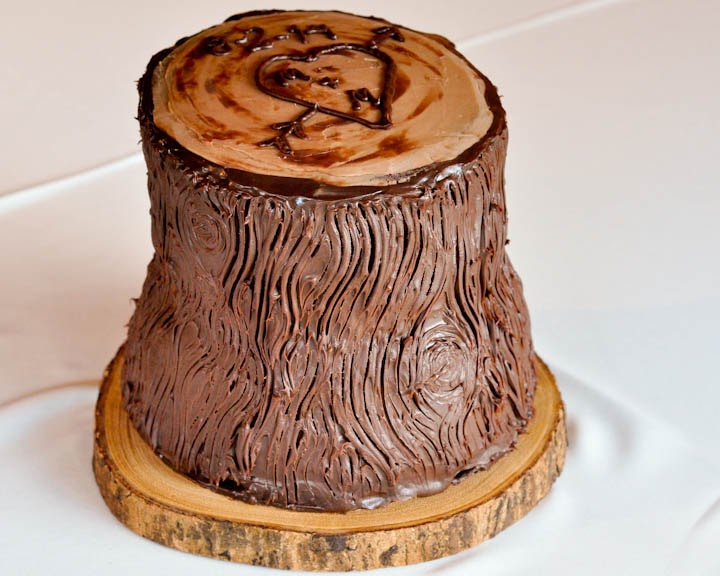 Beki Cook's Cake Blog Tree Trunk or Tree Stump Cake
