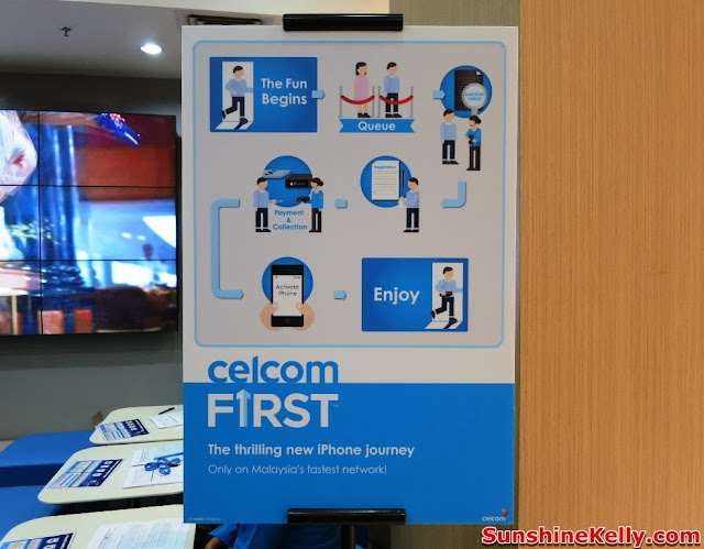 Celcom First, Celcom, iPhone 5s, iPhone 5c, Celcom Blue Cube, Sunway Pyramid, the cube, the first