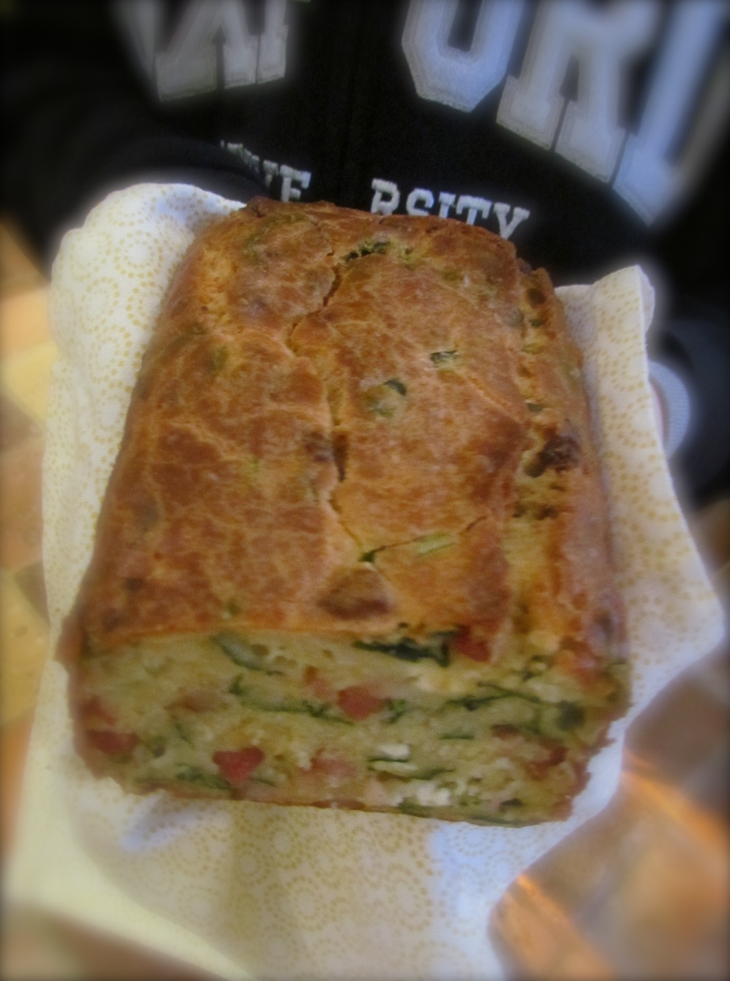 Mumandsons BACON AND GOAT's CHEESE CAKE