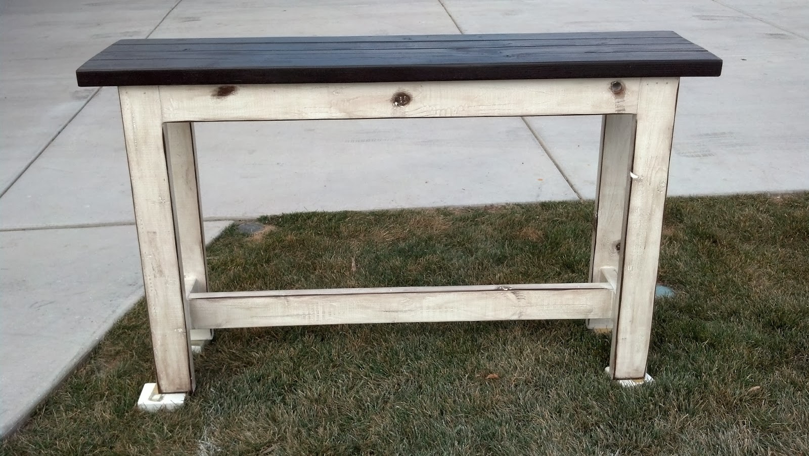 Handmade Wood Furniture Simple Entry Way Table Sofa Unfinished Table Sanded 60 00