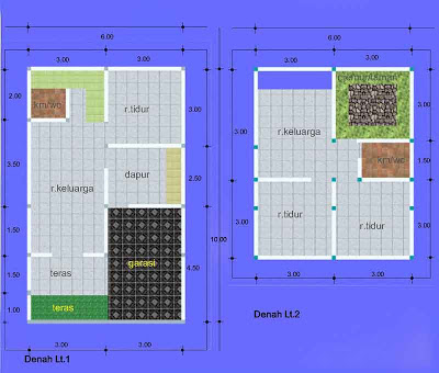 Denah Kamar Mandi Kecil on Desain Rumah Sederhana   Contoh Gambar Rumah Sederhana  Rumah Type 21