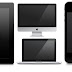 Produtos da Apple macbook iphone ipad imac em psd