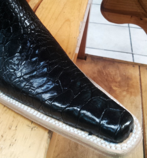 botas vaqueras de punta cuadrada