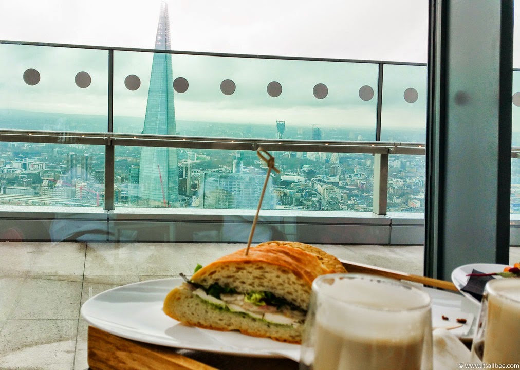 London Rooftop Garden Breakfast In London's Sky Pod ItsAllBee