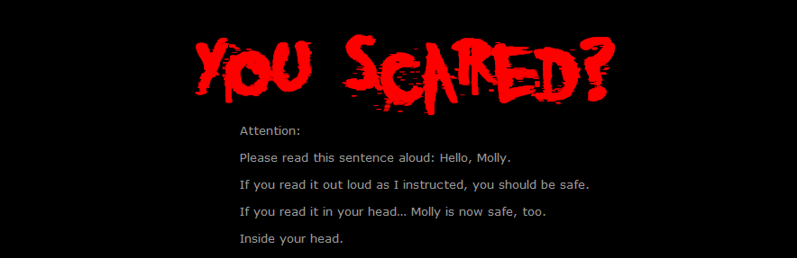 You Scared?